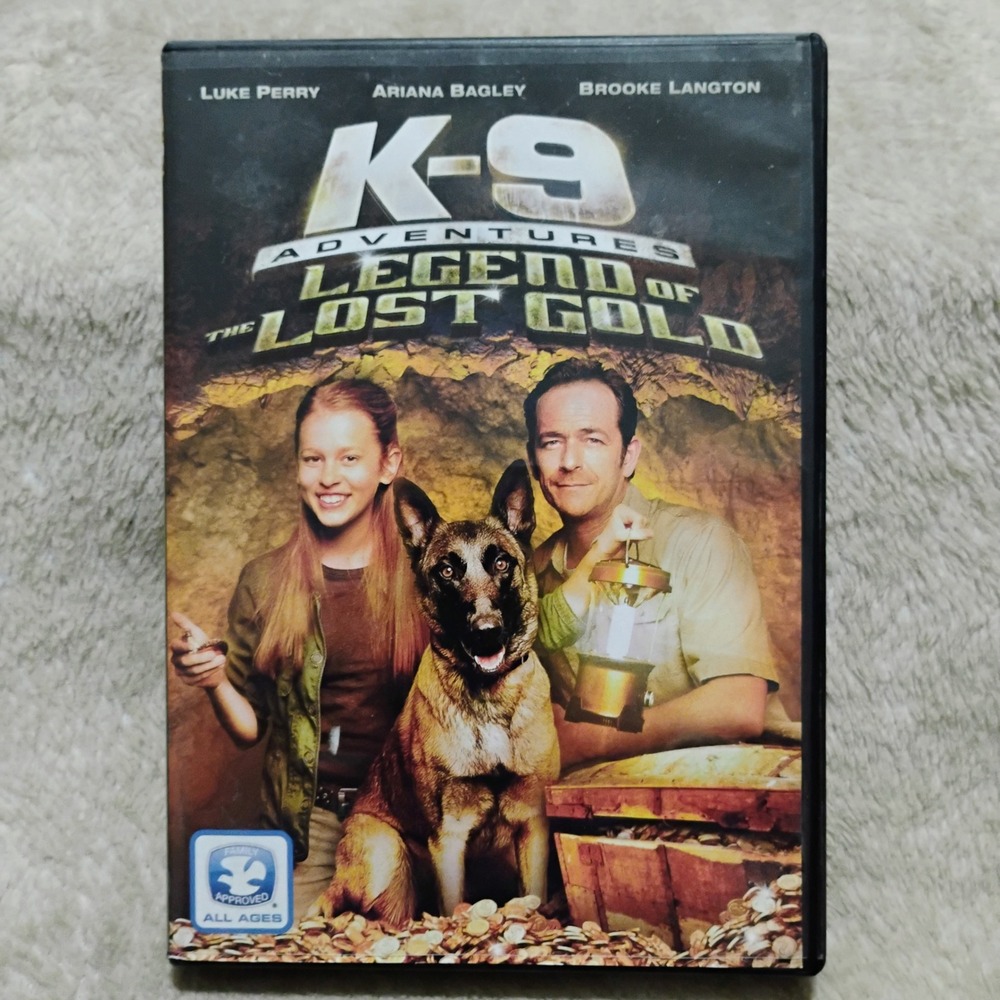 K-9 Adventures Legend of the Lost Gold DVD Luke Perry Family Adventure Movie